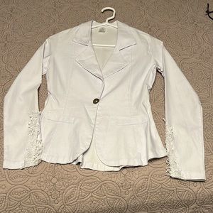 Caren Confecções White M Blazer